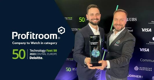 Profitroom z wyróżnieniem w kategorii Companies to Watch w konkursie Deloitte Technology Fast 50 CE 2023