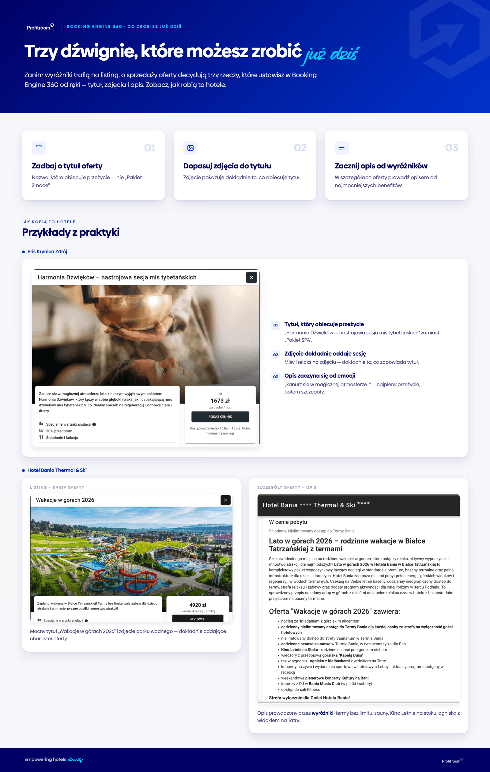 Grafika BE360 dobre praktyki