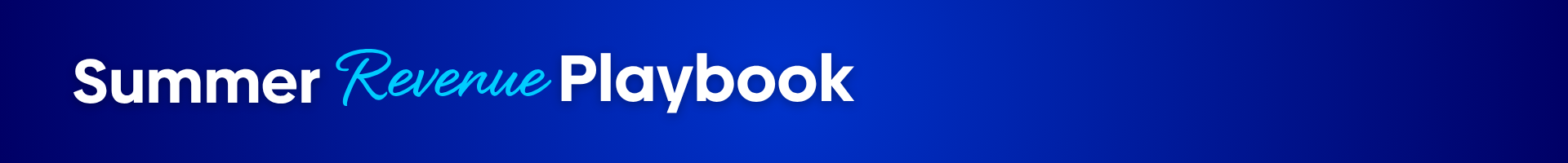 Profitroom Summer Revenue Playbook 