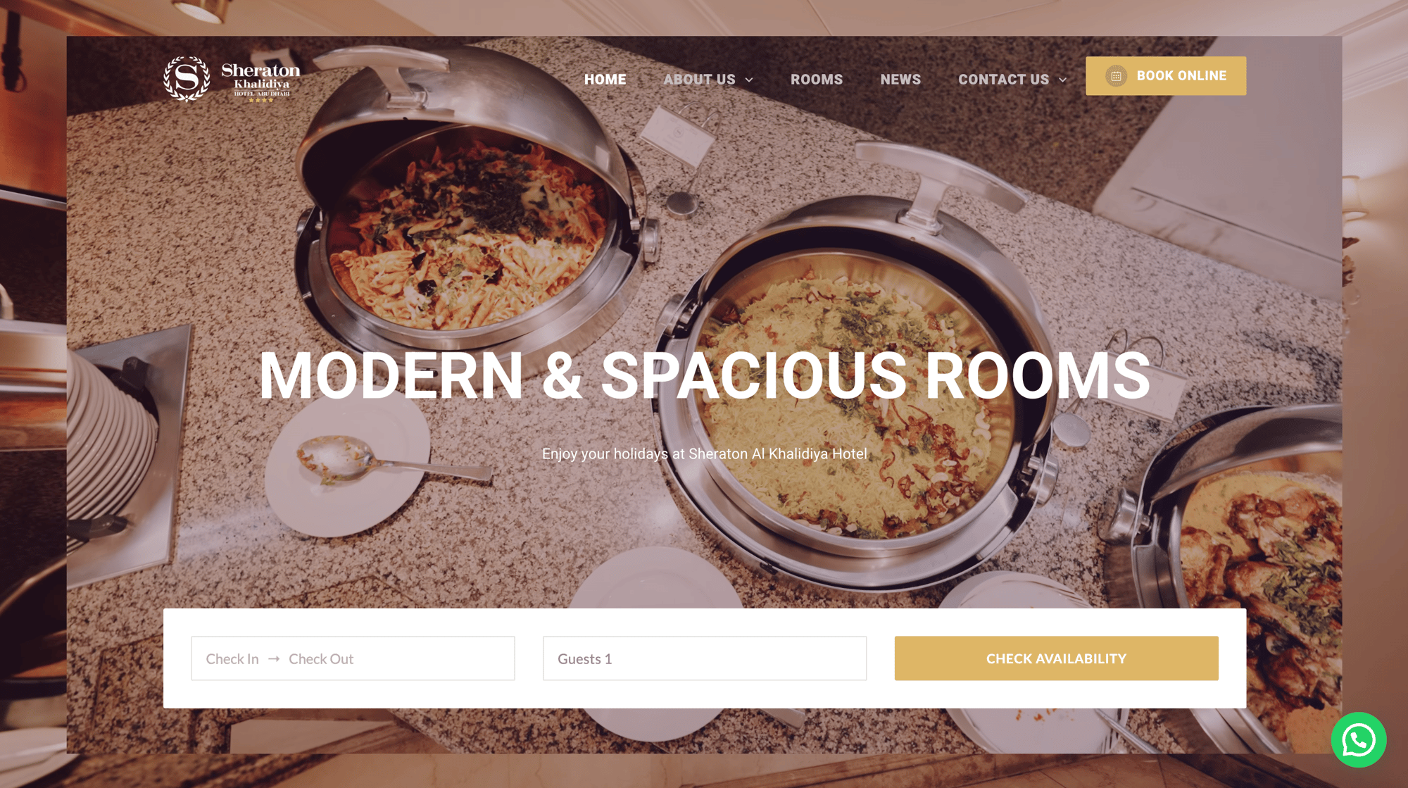 sheraton al khalidiya website computer