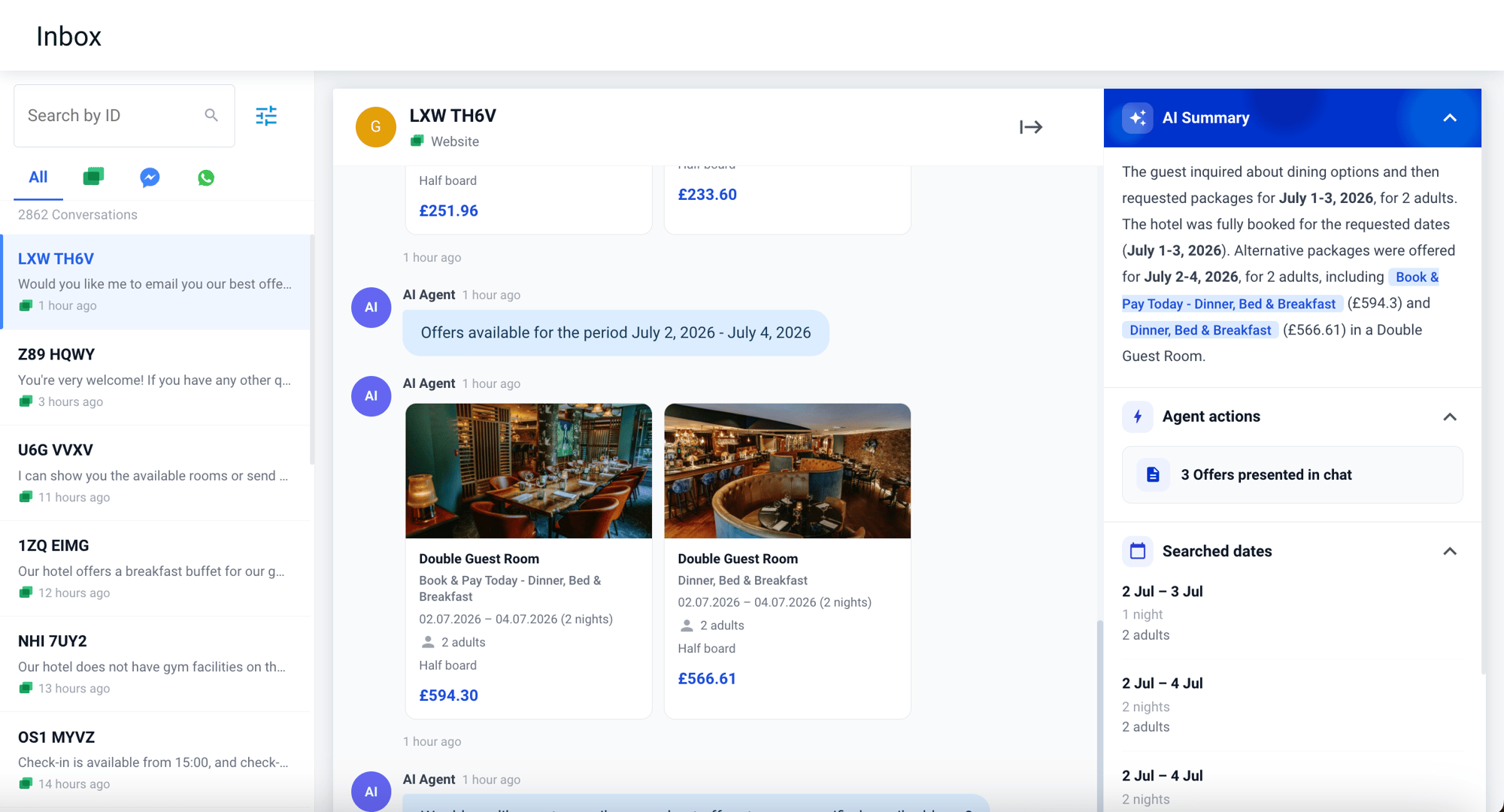 Unified inbox