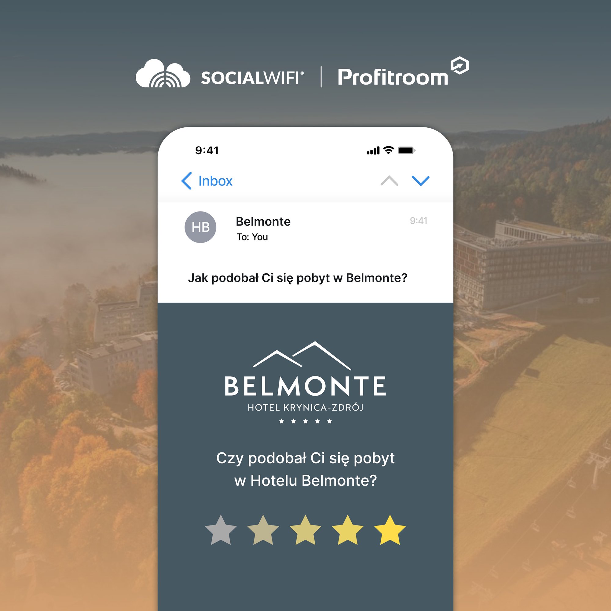 Social WiFi x Profitroom Belmonte 5