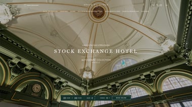 Stock Exchange Hotel – website