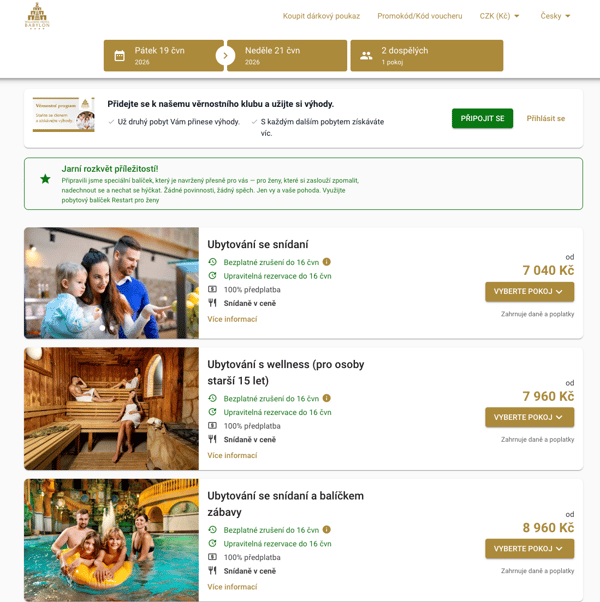 Booking Engine Babilon Hotel