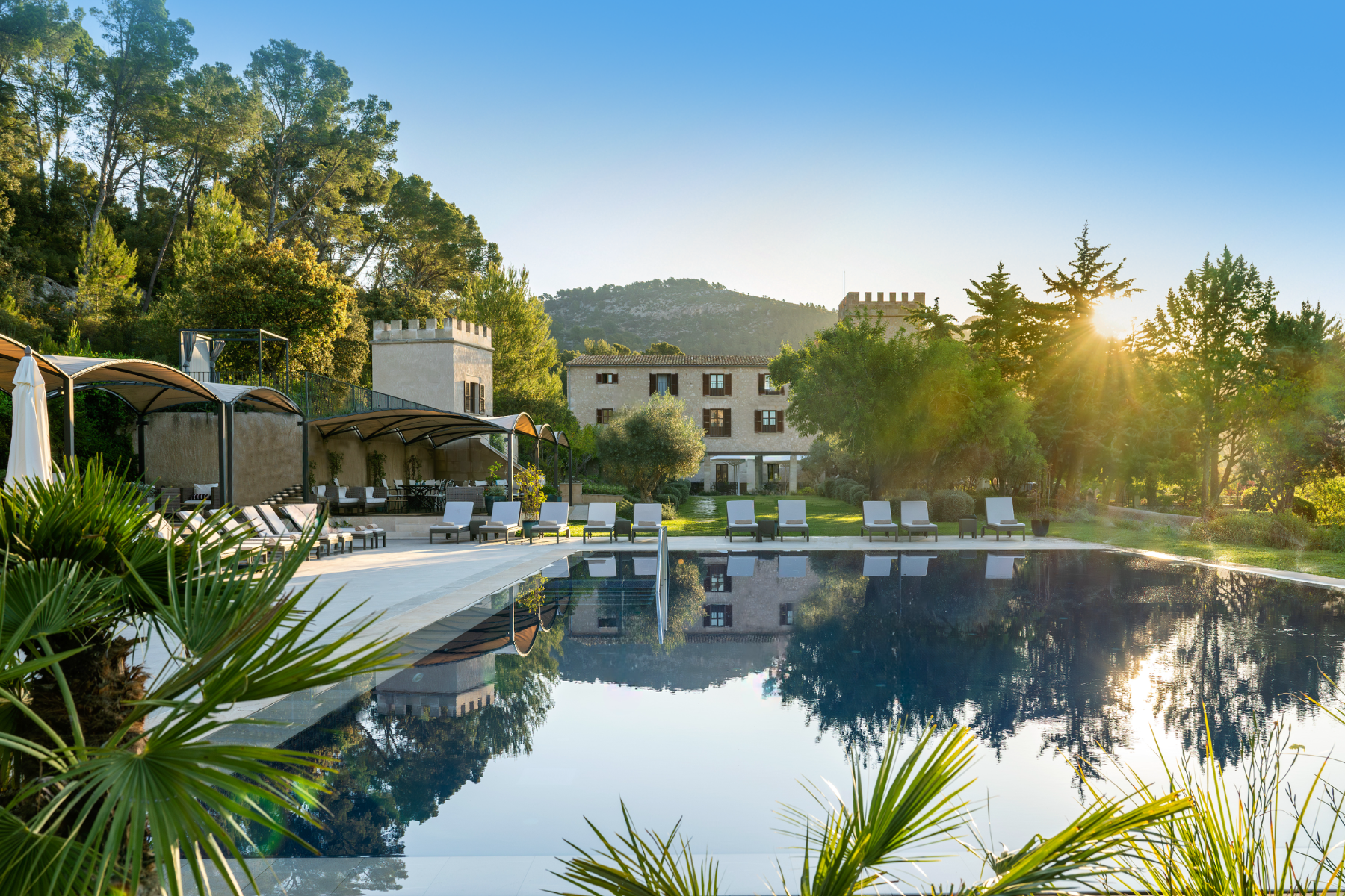 Castell Son Claret outdoor pool